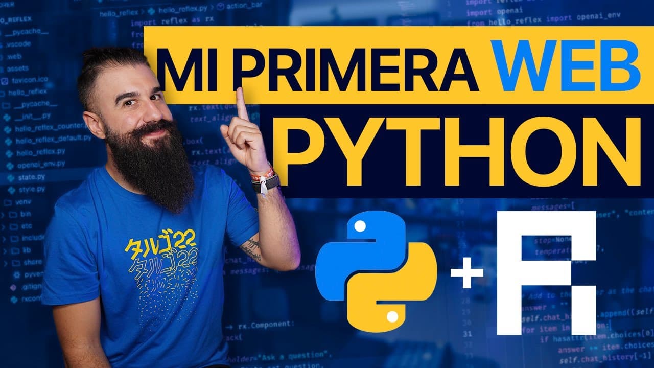 Crea una web usando solo Python